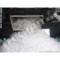 Two sets 15 ton tube ice machine with screw ice storage , semi-automatic ice packing machine